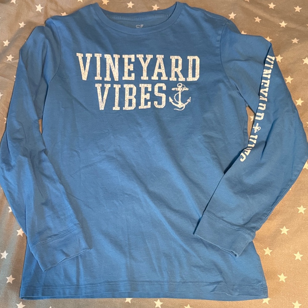 Vineyard Vines Blue Long Sleeve Tee